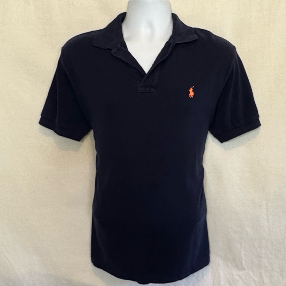 E-35 Men’s Polo Ralph Lauren‎ Blue Short Sleeve Polo Shirt Size M